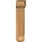 Ekena Millwork Traditional Craftsman Rough Sawn Bracket w/ Offset Brace, Western Red Cedar, 6"W x 20"D x 28"H BKT0604X20X28TRA04RWR - alternate 3